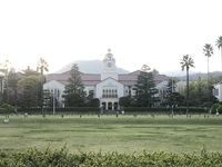 甲山森林公園　冑山歌碑　